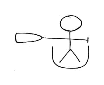 Slower stroke rate graphic.